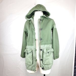 Abercrombie Green Hoodie Jacket